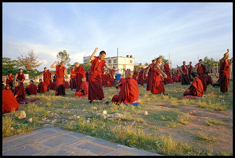 debating monks