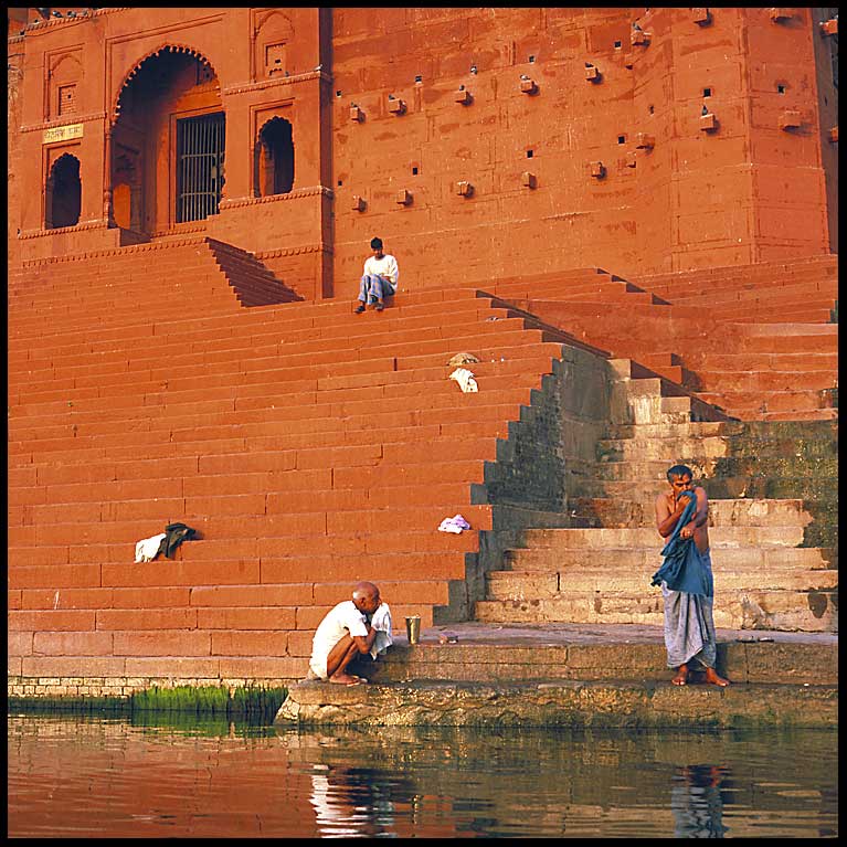 red ghat bathers